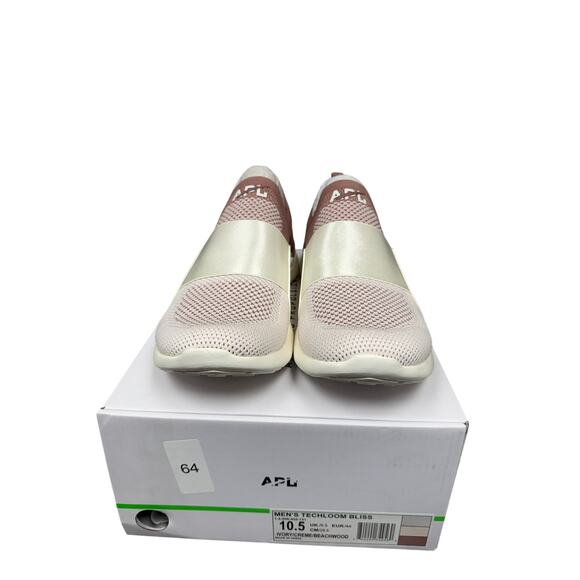 NIB APL TechLoom Bliss Ivory Creme Beachwood Athletic Running Sneakers Size 10.5 - Picture 6 of 6
